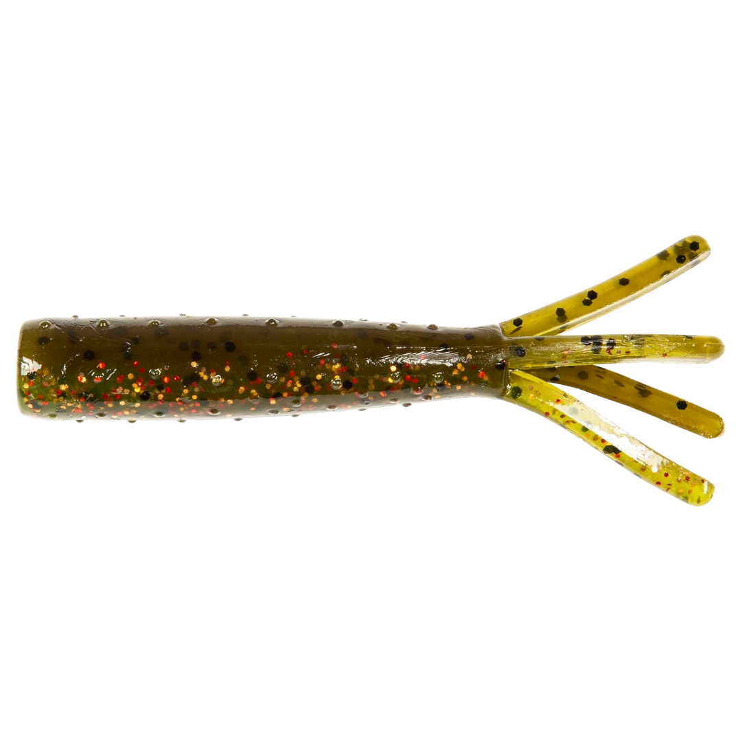 Z-Man TRD Ticklerz Jigi 2.75" Canada Craw sivulta, pää vasemmalla