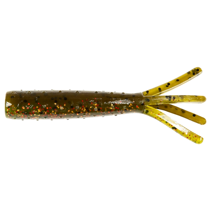 Z-Man TRD Ticklerz Jigi 2.75" Canada Craw sivulta, pää vasemmalla