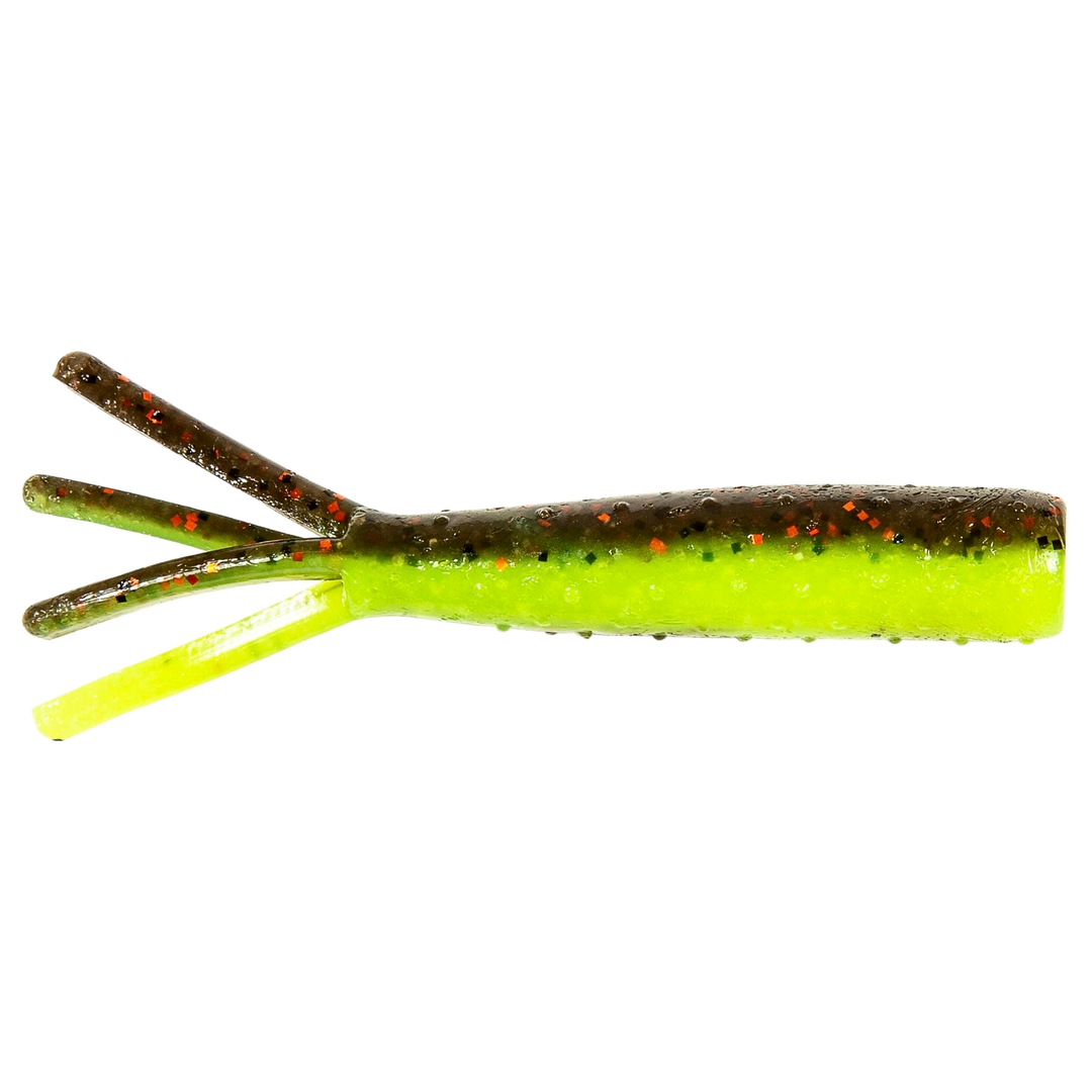 Z-Man TRD Ticklerz Jigi 2.75" Coppertreuse sivulta, pää oikealla