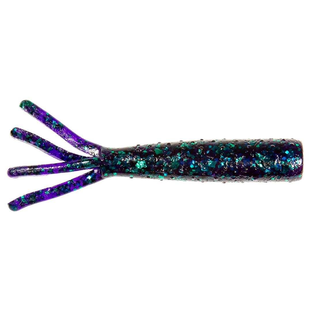 Z-Man TRD Ticklerz Jigi 2.75" Junebug sivulta, pää oikealla
