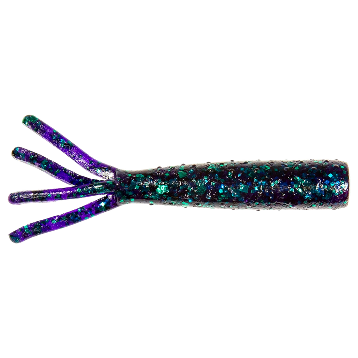 Z-Man TRD Ticklerz Jigi 2.75" Junebug sivulta, pää oikealla