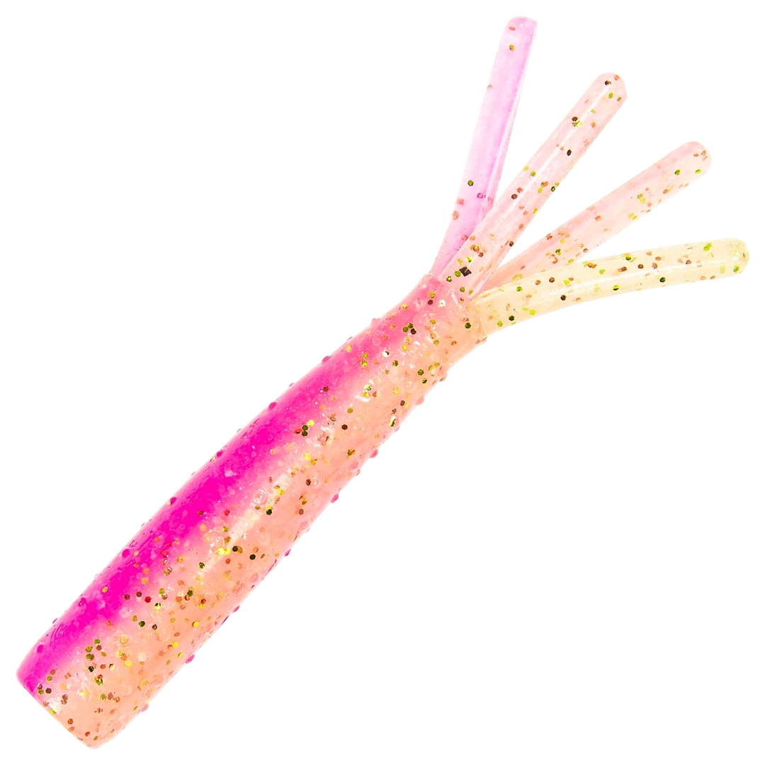Z-Man TRD Ticklerz Jigi 2.75", väri Laguna Shrimp: vaaleanpunainen runko