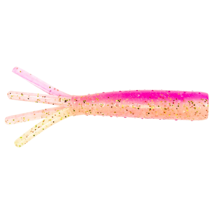 Z-Man TRD Ticklerz Jigi 2.75" Laguna Shrimp sivulta, pää oikealla