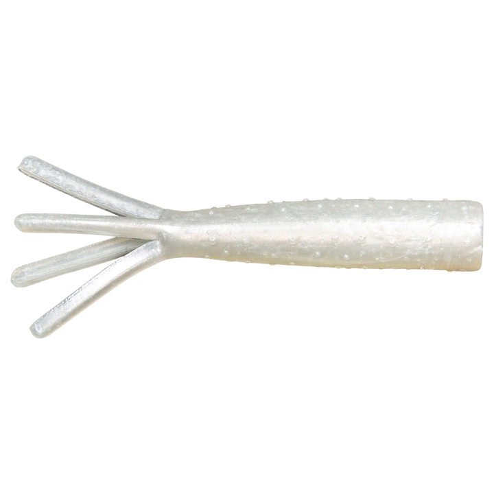 Z-Man TRD Ticklerz Jigi 2.75" Pearl sivulta, pää oikealla