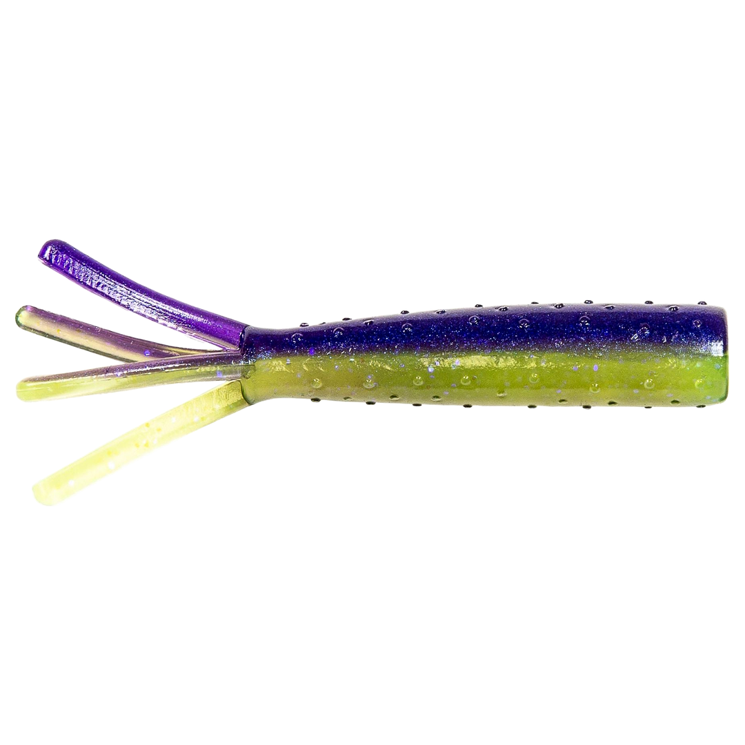 Z-Man TRD Ticklerz Jigi 2.75" Purple Death sivulta, pää oikealla