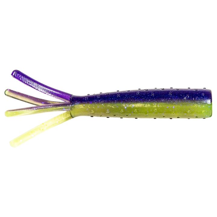 Z-Man TRD Ticklerz Jigi 2.75" Purple Death sivulta, pää oikealla