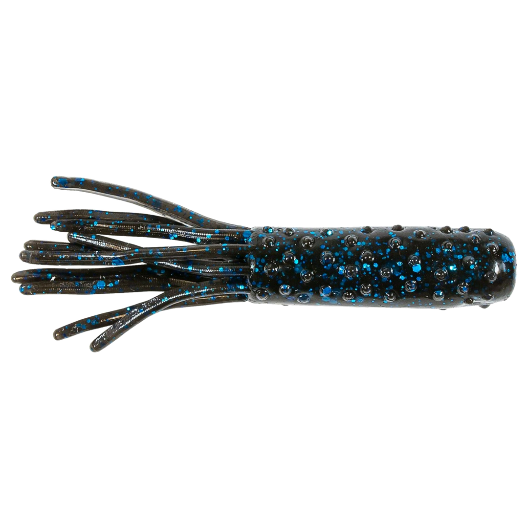 Z-Man TRD Tubez Jigi 2.75" Black/Blue sivulta, pää oikealla