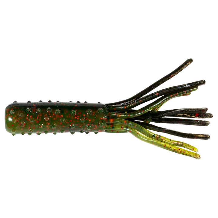 Z-Man TRD Tubez Jigi 2.75" California Craw sivulta, pää vasemmalla