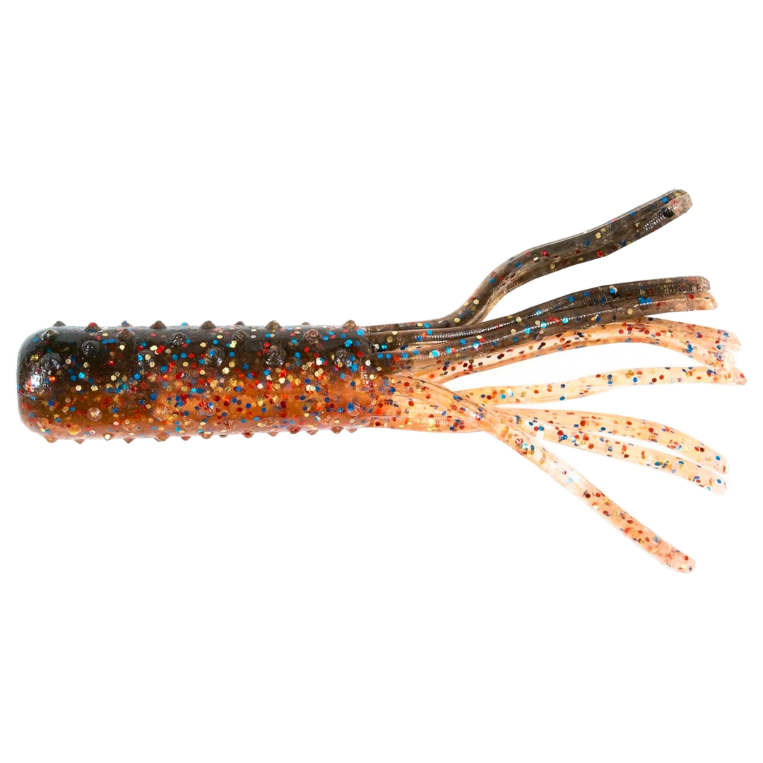 Z-Man TRD Tubez Jigi 2.75" Molting Craw sivulta, pää vasemmalla