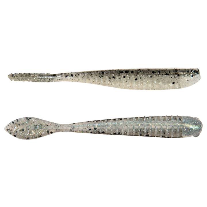 Z-Man Trick ShotZ Jigi 3.5" Bad Shad sivulta ja alapuolelta