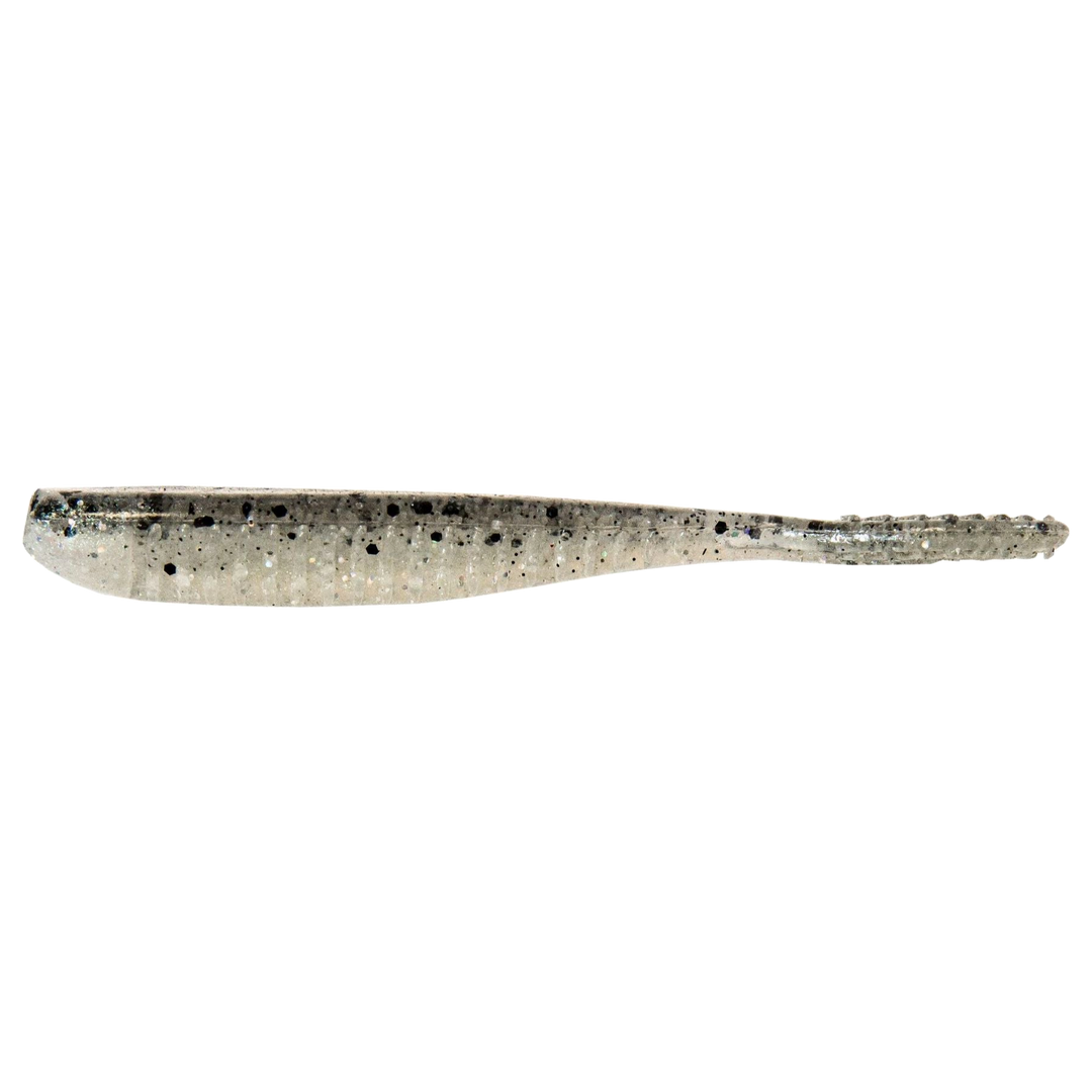Z-Man Trick ShotZ Jigi 3.5" Bad Shad sivulta, pää vasemmalla