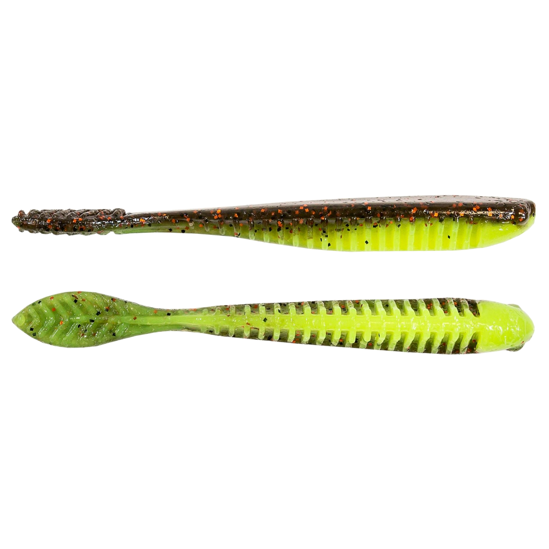 Z-Man Trick ShotZ Jigi 3.5" Coppertreuse sivulta ja alapuolelta