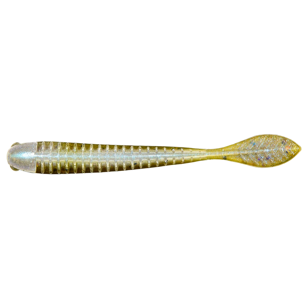 Z-Man Trick ShotZ Jigi 3.5" Goby Bryant alapuolelta, pää vasemmalla