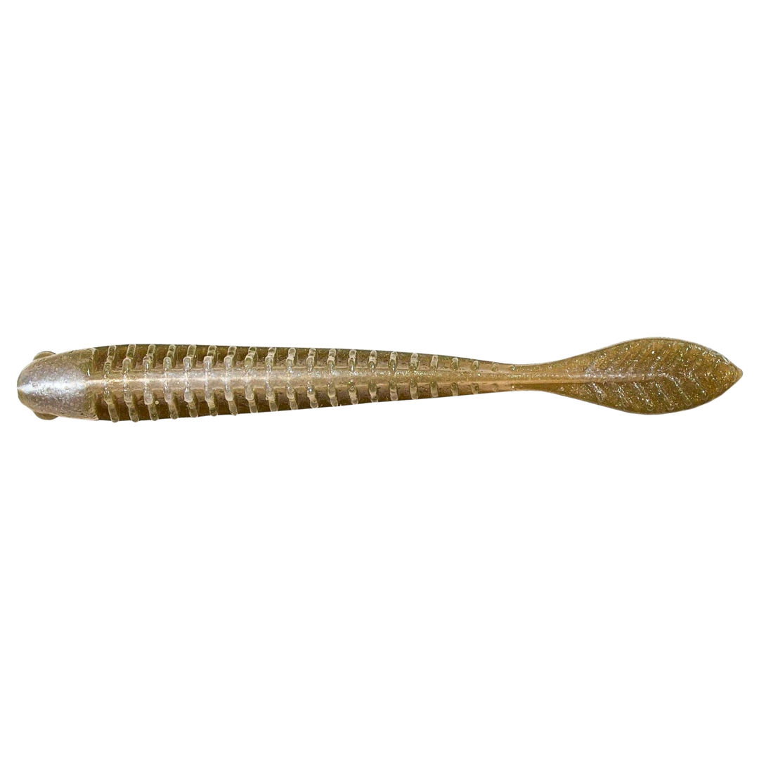 Z-Man Trick ShotZ Jigi 3.5" Shiner alapuolelta, pää vasemmalla