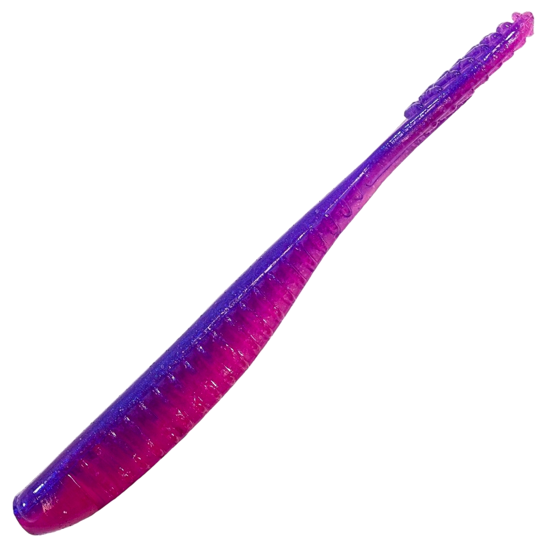 Z-Man Trick ShotZ Jigi 3.5", väri Twilight: violetti selkä ja pinkki vatsa