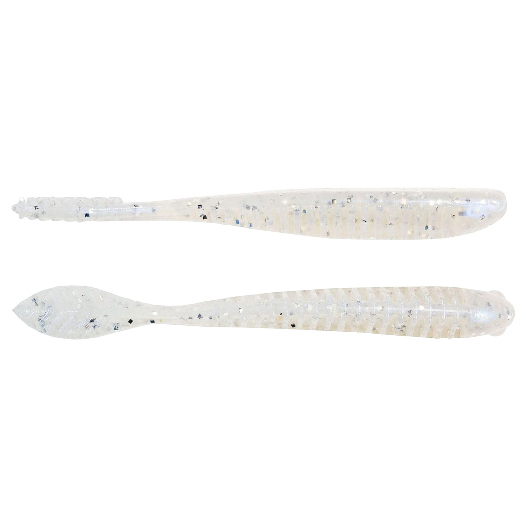 Z-Man Trick ShotZ Jigi 3.5" White Lighting sivulta ja alapuolelta