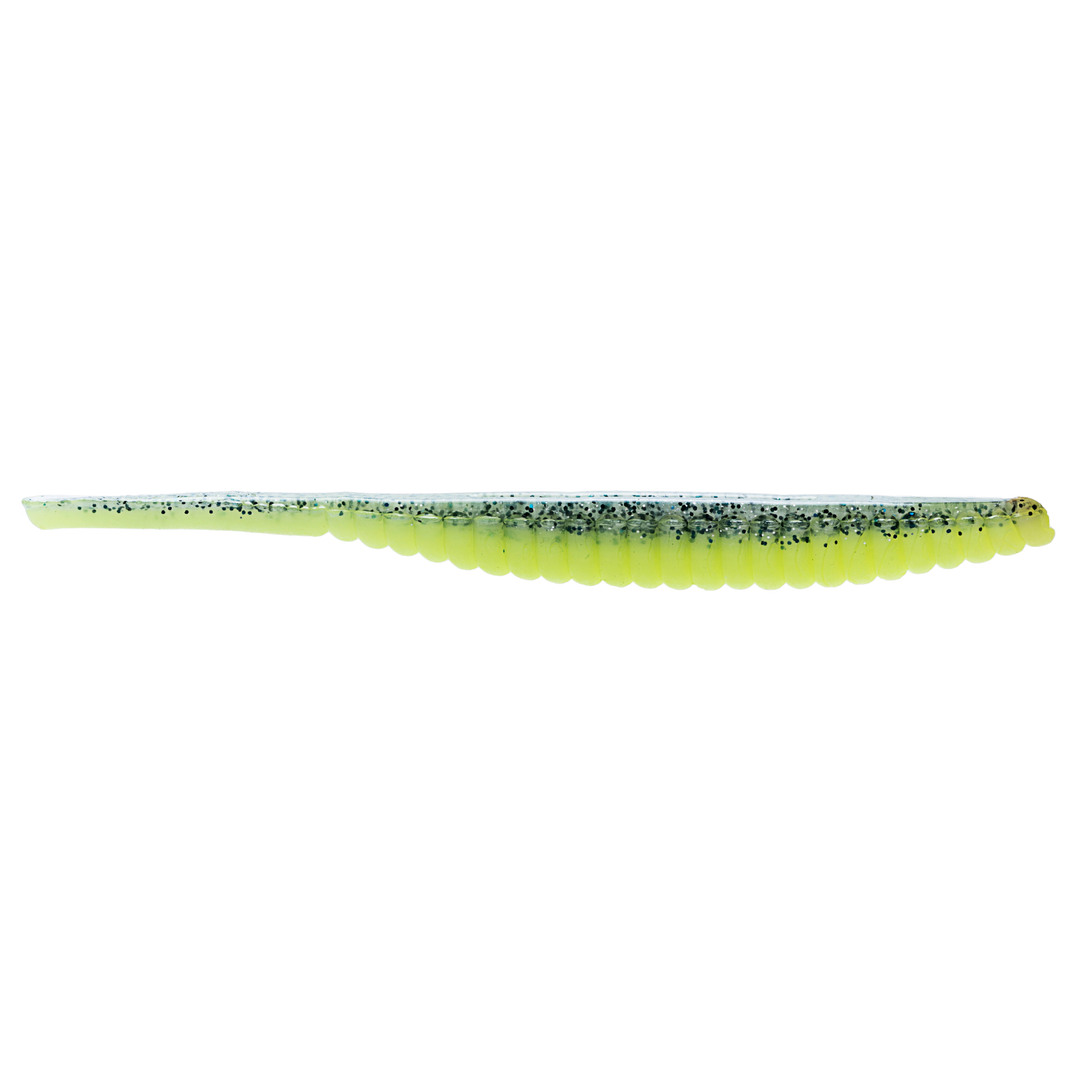 Z-Man Trout Trick Jigi 5" Sexy Mullet sivulta, pää oikealla