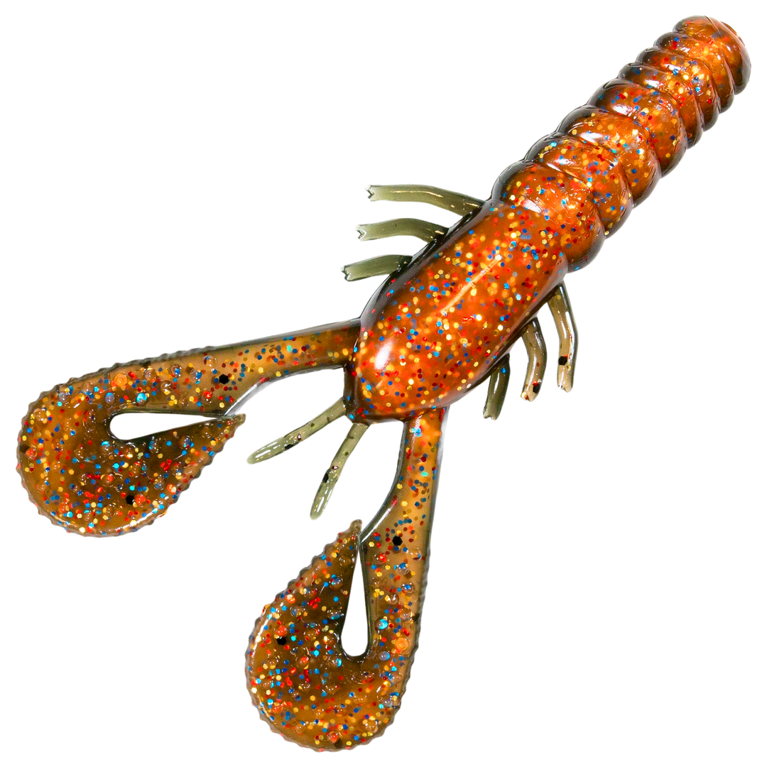 Z-Man Turbo CrawZ Jigi 4", väri Molting Craw: oranssinruskea yläpuoli ja tumma alapuoli