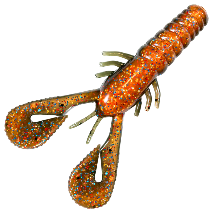 Z-Man Turbo CrawZ Jigi 4", väri Molting Craw: oranssinruskea yläpuoli ja tumma alapuoli