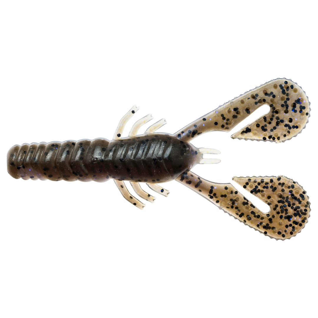 Z-Man Turbo CrawZ Jigi 4" The Deal ylhäältä, pää oikealla