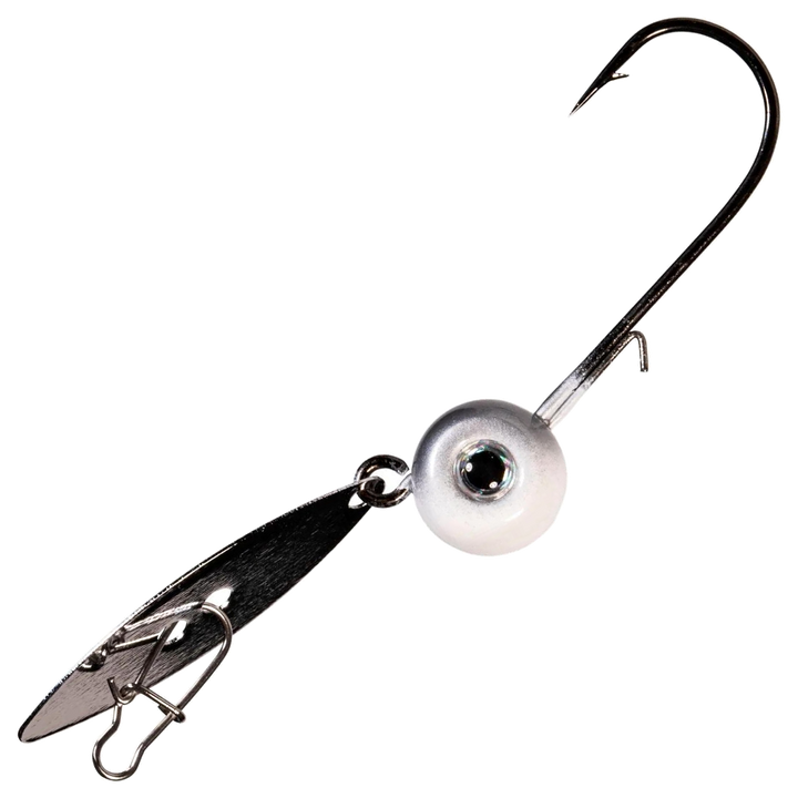 Z-MAN WillowVibe Chatterbait 7g, väri Smelt: valkoinen pää, musta ja hopeinen lapa