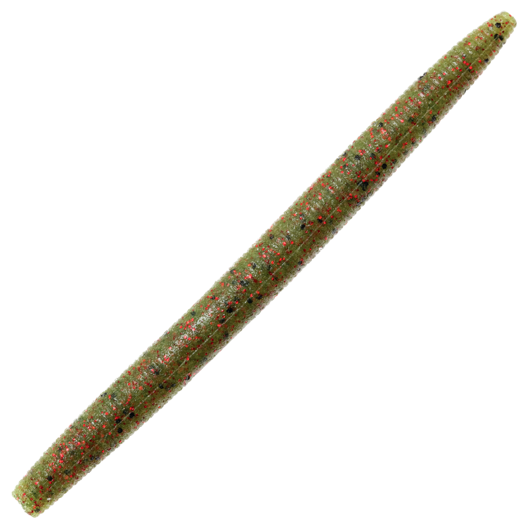 Z-Man ZinkerZ Jigi 5", väri Watermelon / Red Flake: vihreä runko ja punaiset hileet