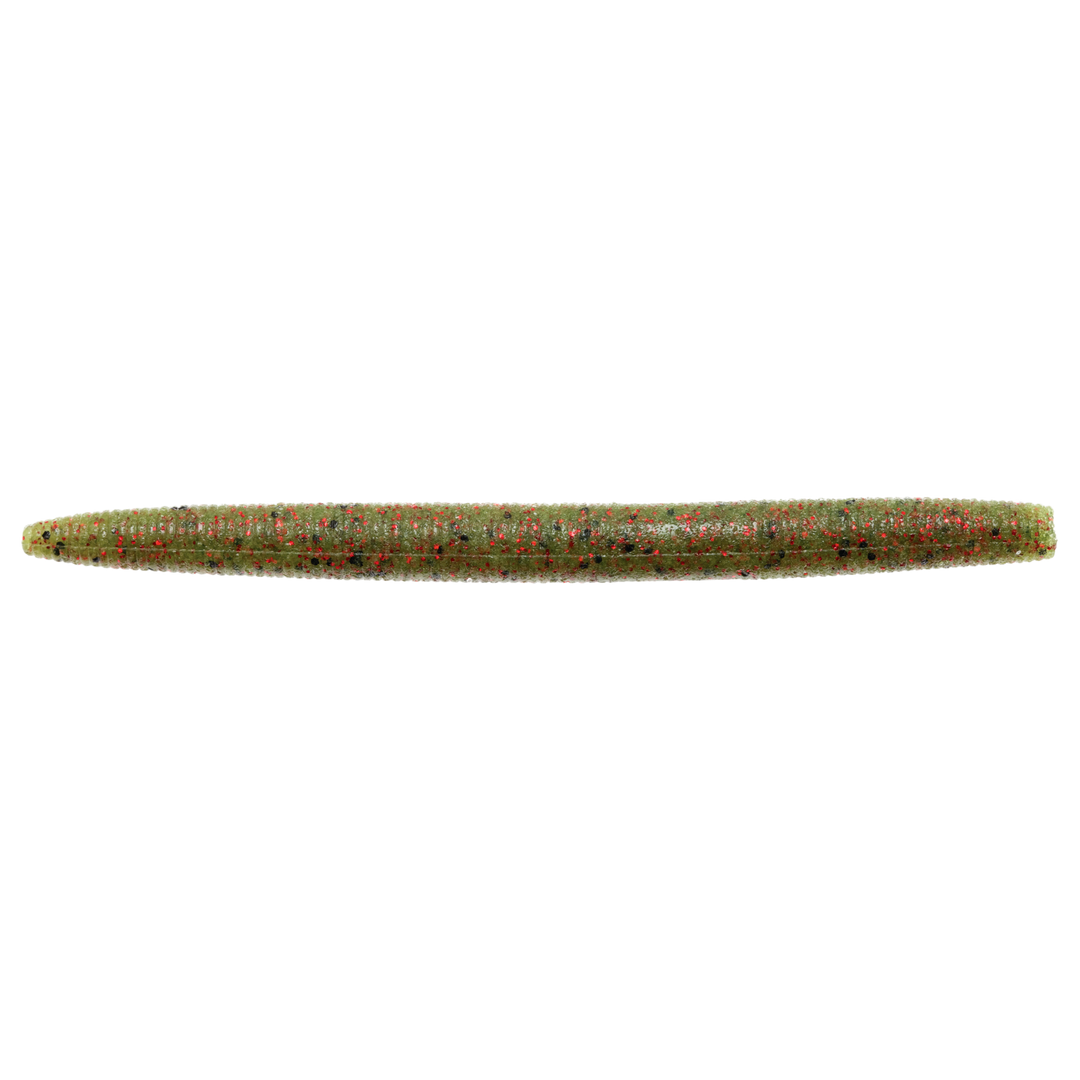 Z-Man ZinkerZ Jigi 5" Watermelon / Red Flake sivulta, pää oikealla