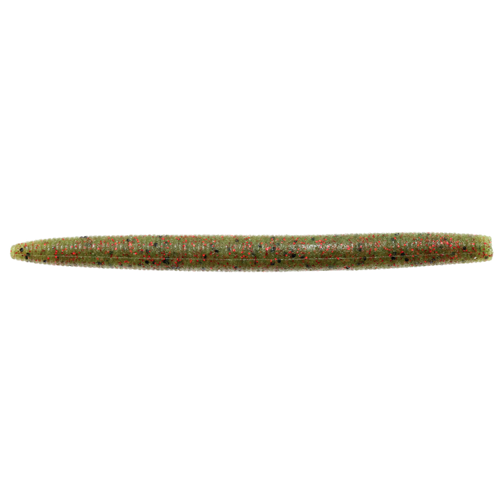 Z-Man ZinkerZ Jigi 5" Watermelon / Red Flake sivulta, pää oikealla