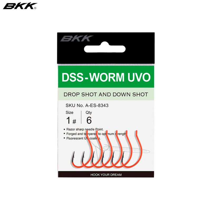 BKK DSS-WORM UVO Drop shot -koukku